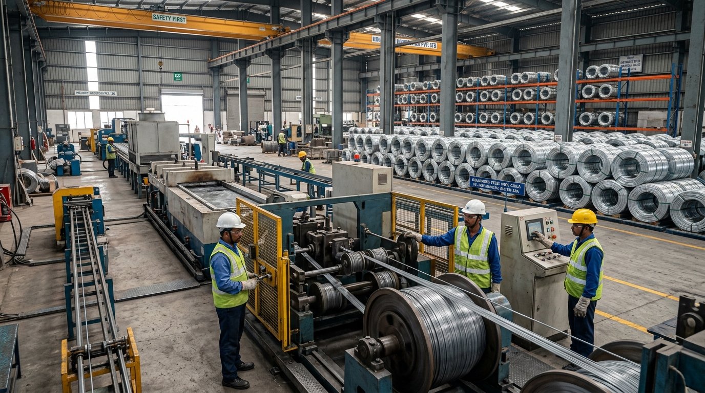Indian Wire Manufacturing Plant & Warehouse